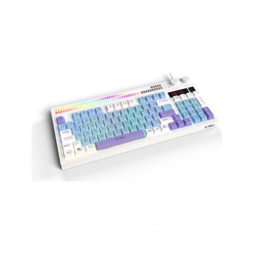 Claw's Spectrum K1 Fonksiyonel Çift LCD Ekran & Çift Rgb - Ses Kontrolcülü Membran 94 Tuşlu Spectrum Rgb Modlu Gaming Klavye Claw's Spectrum K1 Fonksiyonel Çift LCD Ekran & Çift Rgb - Ses Kontrolcülü Membran 94 Tuşlu Spectrum Rgb Modlu Gaming Klavye